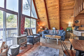 Cozy A-Frame with Hot Tub Near Arrowbear Lake! Running Springs